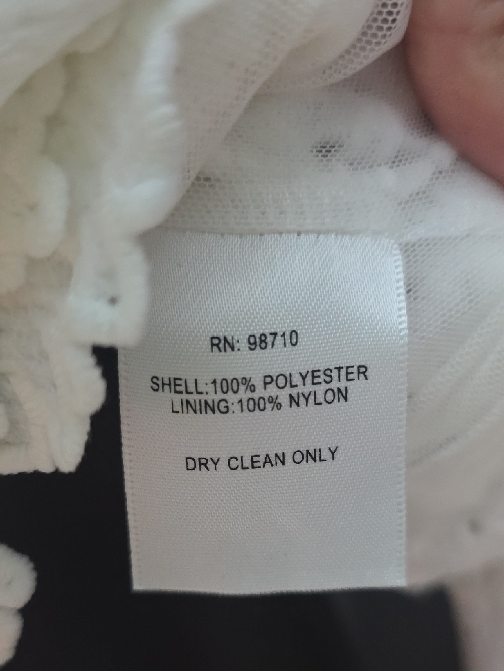 Michael Simon Women’s Floral Crochet Nylon Mesh Lined Jacket Size S - Picture 4 of 4